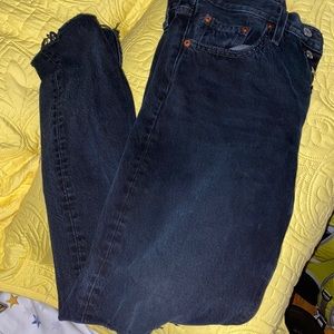 Rare distressed Levi jeans